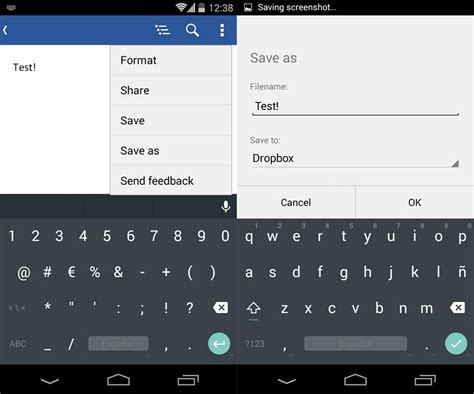 edit dropbox documents  office  android