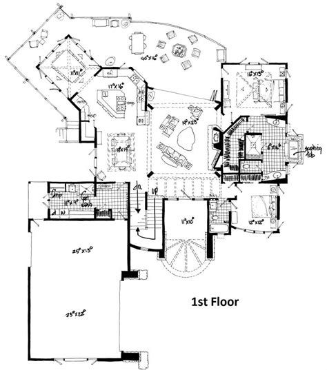 modern home  open floor plan