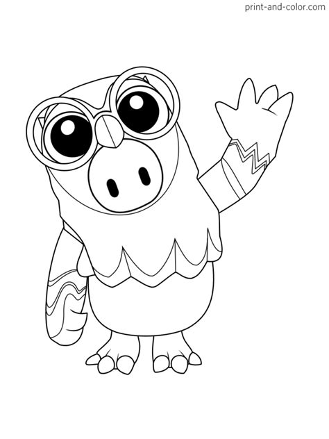 fall guys coloring pages