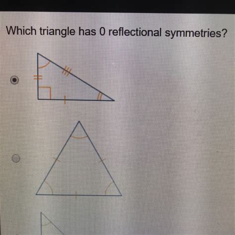 triangle   reflectional symmetries whichsg
