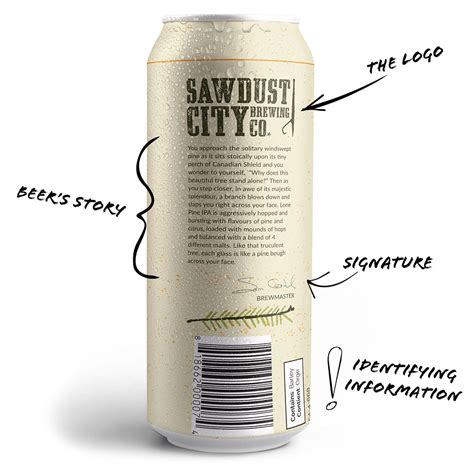 labels sawdust city brewing company