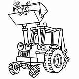 Bob Builder Coloring Pages Drawing Scoop Machine Printable Toddler Will Clipartmag sketch template