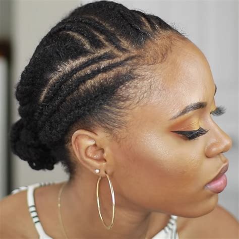 inspiring flat twists  natural hair   african american hairstyle  aahv