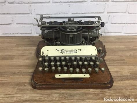 Exclusiva Máquina De Escribir Hammond No 12 De 1905· De La