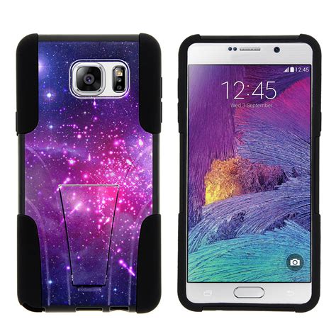 samsung galaxy note  phone case durable hybrid strike impact kickstand case  art pattern
