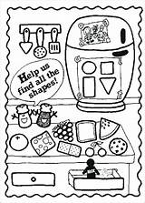 Kitchen Coloring Pages Tools Plus Getcolorings Getdrawings sketch template