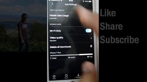 delete downloaded movies tv showsin netflix ios  iphone app remove  downloads