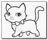 Kitten Coloring Pages Kids Drawing Cats Preschool Cat Kindergarten Getdrawings Preschoolcrafts sketch template