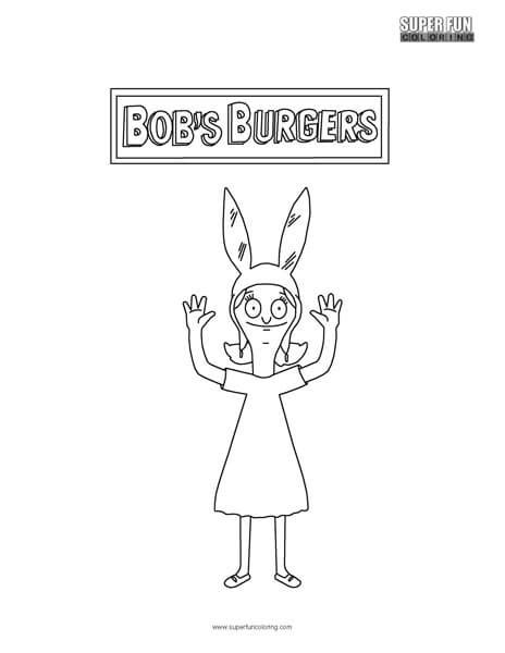 bobs burgers characters coloring pages