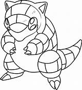 Sandshrew Pokemon Coloring Pages Categories Game Print sketch template