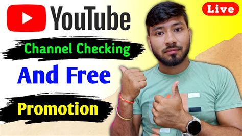 channel checking  youtube channel promotion youtube