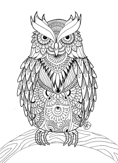 print owl coloring pages  adults abstract coloring pages detailed