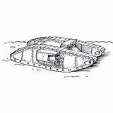 Ww1 Tank Draw Drawing War Easy Pages Colouring Trench First Getdrawings Shoo Rayner Author Shoorayner Search sketch template