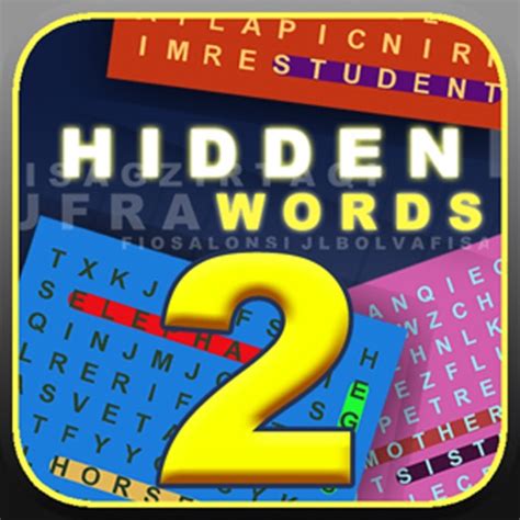 hidden words   word search game  flier