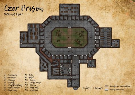 daias czer prison map   level prison exploration map