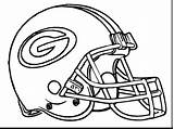 Packers Coloring Bay Green Helmet Pages Football Printable Getcolorings Color sketch template