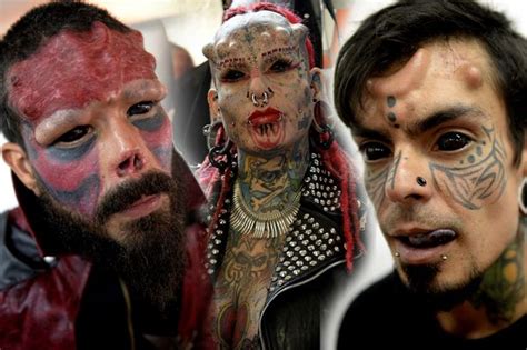 hell comes to earth incredible and macabre scenes captured on film at extreme body art