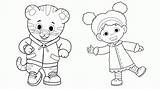 Tiger Daniel Coloring Pages Printable Color Sheets Kids Colouring Neighbourhood Cbc Shows Choose Board Cartoon Coloringhome Library Clipart Popular sketch template