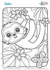 Sloth Sloths Faultier Malvorlagen Malvorlage Mobi Kidsacademy sketch template