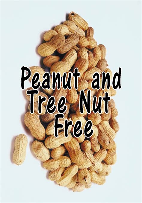 posters  signs peanut  tree nut