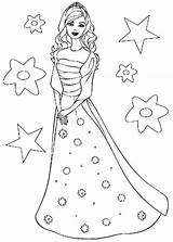 Barbie Coloring Pages Doll Princess School Color Charm Birthday Coloringsun Book Printable sketch template