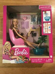 barbie mani pedi spa playset  blonde doll ghn ebay