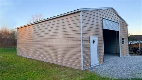 30x40x12 Enclosed Metal Garage Metal Garages Custom Metal Buildings