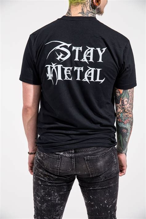 metal  shirt stay metal envied clothing