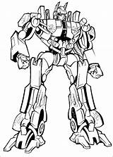 Prime Optimus Printable Transformer Colouring Sheet Coloring Transformers Pages Ecoloringpage sketch template