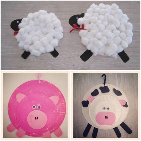farm animal art ideas  toddlers bryan dominguezs printable