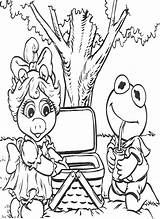 Piggy Miss Coloring Pages Getcolorings Getdrawings Color sketch template