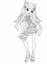 Monster High Coloring Carry Bag Pages Colouring Kids Drawings Rochelle Goyle Gregory sketch template