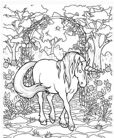 unicorn  pegasus coloring pages icolor horses   carousel