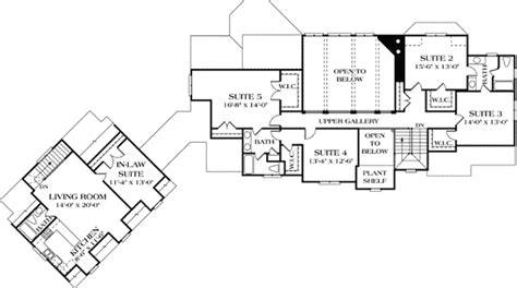 luxury  separate guest house lv architectural designs house plans