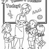 Teacher Student Coloring Pages Color Getcolorings Getdrawings Printable sketch template