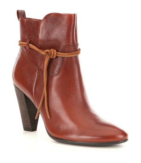 Shop For Ecco Shape 75 Leather Wraparound Ankle Boots At