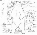 Coloring Park National Grand Teton Bear Yellowstone Grizzly Book Designlooter sketch template