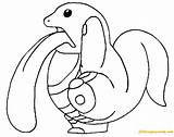 Lickitung Pokemon Pages Coloring sketch template