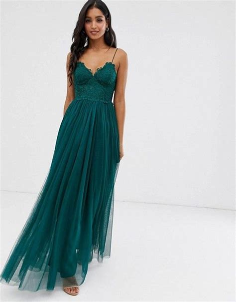 asos design premium lace top tulle maxi tulle maxi dress prom dresses short maxi dress trend