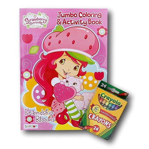 strawberry shortcake jumbo coloring  activity book  crayola