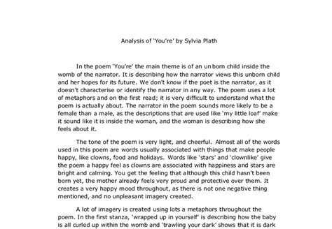 poem analysis essay