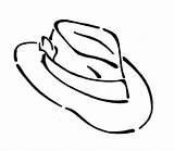 Hat sketch template