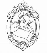 Coloring Pages Princess Print Popular Disney sketch template