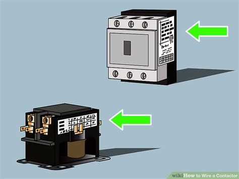 contactor  overload wiring diagram single phase