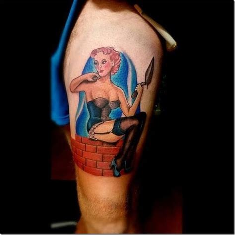 A Pin Ups Tattoos Filled With Perspective And Elegance On