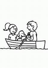 Row Boat Coloring Clipart Colouring Clip Rowboat Outline Book Cliparts Pages Rowing Color Canoe Template Library Gif Getcolorings Popular Coloringhome sketch template