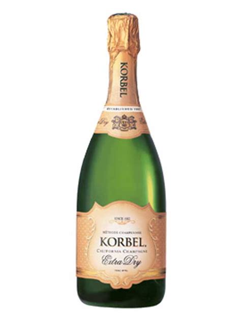 korbel champagne cellars korbel extra dry nv ml wespeakwinecom