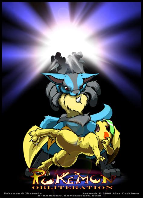 Lucario And Pikachu By O Kemono On Deviantart