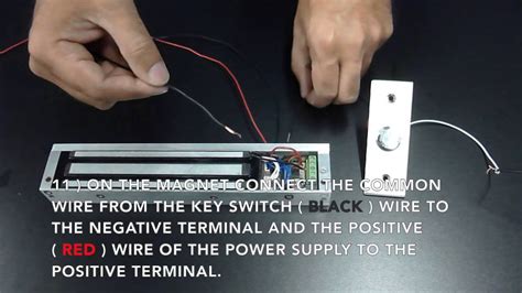 push  exit button  magnetic lock wiring