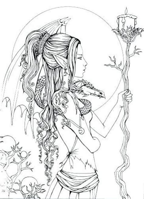 fairy coloring pages  adults visual arts ideas